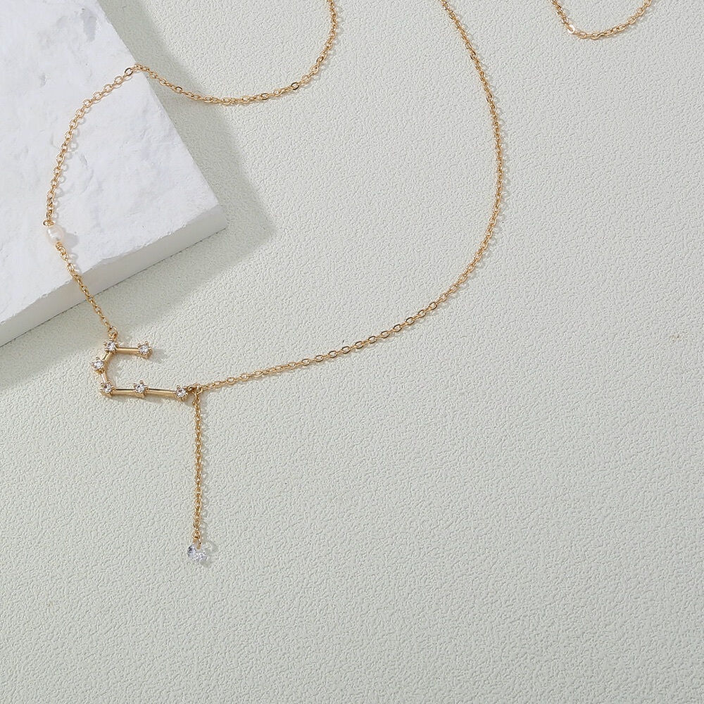 So Right Rhinestone Constellation Necklace